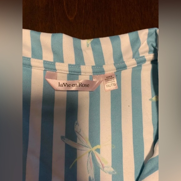 Button down collared pyjama shirt - Picture 4 of 10